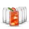 JoyJolt® 17oz. Classic Can Shaped Tumbler Drinking Glass Cups, 6ct.